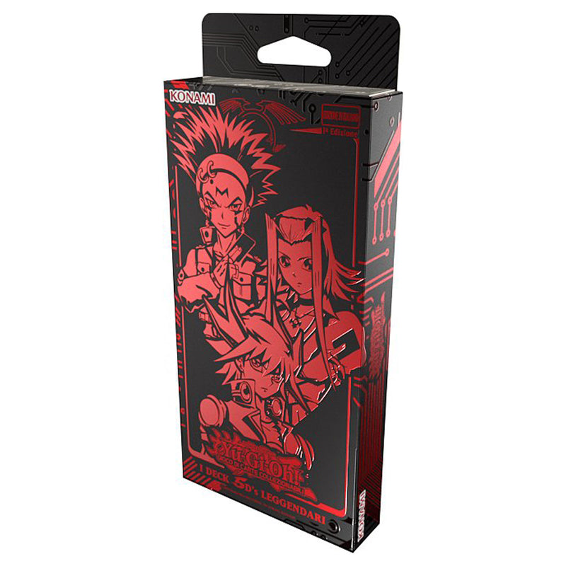 Set I Deck 5D’s Leggendari - 3 Deck Yusei - Akiza - Crow - 1a Edizione - ITA - Yu-Gi-Oh!