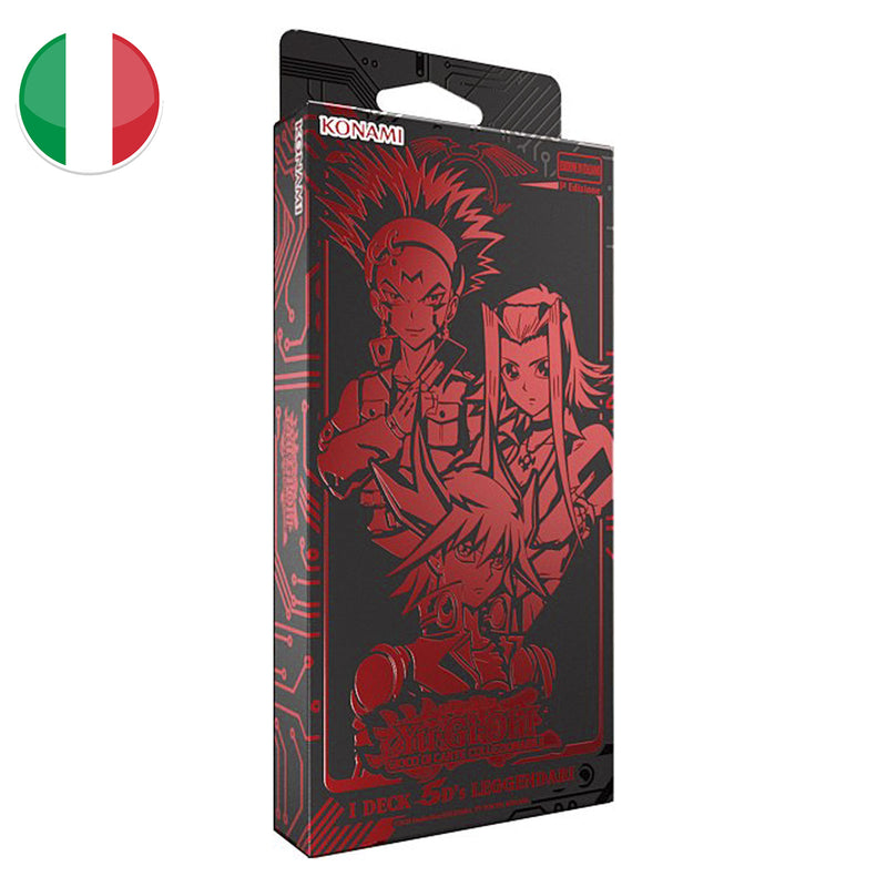 Set I Deck 5D’s Leggendari - 3 Deck Yusei - Akiza - Crow - 1a Edizione - ITA - Yu-Gi-Oh!