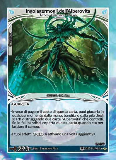 Ingoiagermogli dell'Alberovita CS - 059 Foil  - 1a Edizione - ITA - Near Mint - Custodi della Storia - Carta Creatures of Exo