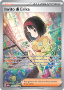 Invito di Erika 203/165 Alternative Art - ITA - Near Mint - Scarlatto e Violetto - 151 - Carta Pokemon