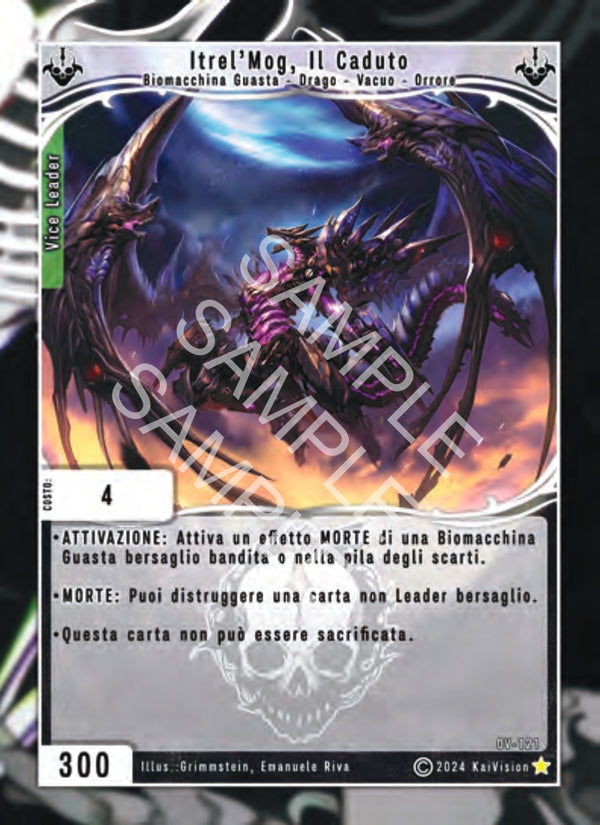Irel'Mog, Il Caduto OV - 121 Rara Foil - 1a Edizione - ITA - Near Mint - Oppressione Vacua - Carta Creatures of Exo