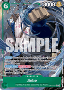 Jinbe OP11-031 V2 - Character Verde Alternate Art - Near Mint - A Fist of Divine Speed - Carta One Piece Card Game