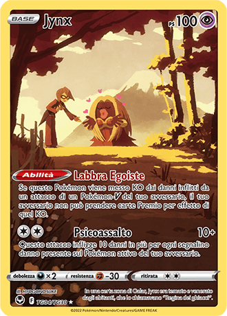 Jynx TG04/TG30 Trainer Gallery - ITA - Near Mint - Spada e Scudo - Tempesta Argentata - Carta Pokemon