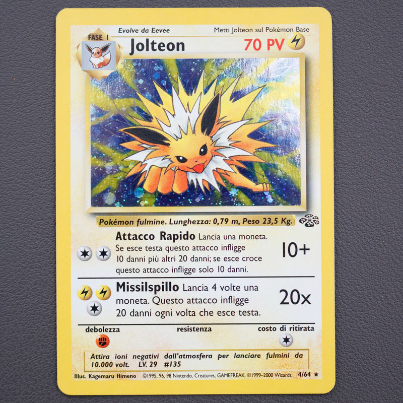 Jolteon JU 04/64 Rara Holo - ITA - Excellent/Good - Jungle