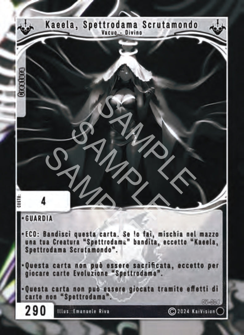 Kaeela, Spettrodama Scrutamondo OV - 004 Comune - 1a Edizione - ITA - Near Mint - Oppressione Vacua - Carta Creatures of Exo