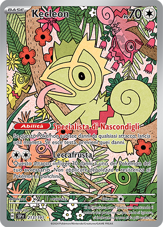 Kecleon 213/191 - ITA - Near Mint - Scarlatto e Violetto - Scintille Folgoranti - Carta Pokemon
