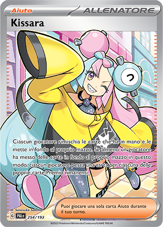 Kissara 254/193 Full Art - ITA - Mint - Scarlatto e Violetto - Evoluzioni a Paldea - Carta Pokemon