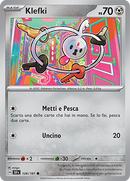 Klefki 128/191 Reverse Holo - ITA - Near Mint - Scarlatto e Violetto - Scintille Folgoranti - Carta Pokemon