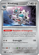 Klinklang 101/142 Reverse Holo - ITA - Near Mint - Scarlatto e Violetto - Corona Astrale - Carta Pokemon