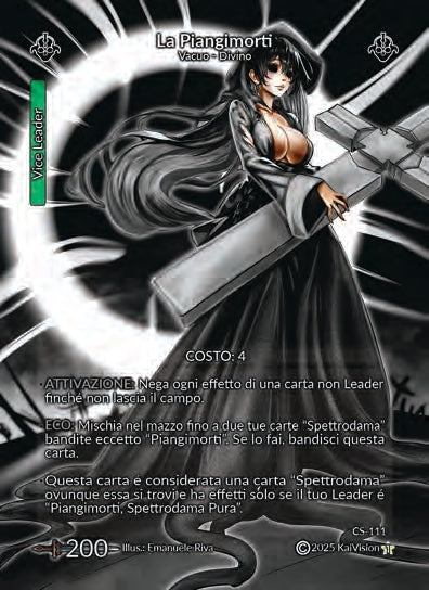 La Piangimorti CS - 111 Foil  - 1a Edizione - ITA - Near Mint - Custodi della Storia - Carta Creatures of Exo