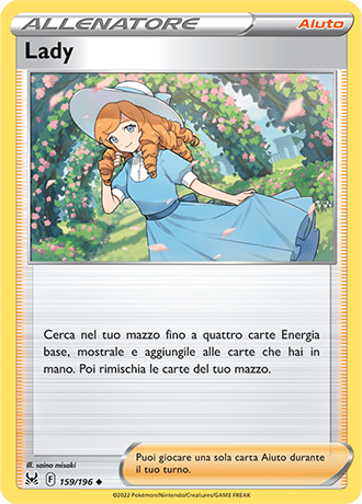 Lady 159/196 - ITA - Near Mint - Spada e Scudo - Origine Perduta - Carta Pokemon