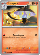 Lampent WHT 017/086 Reverse Holo Master Ball - ITA - Near Mint - Scarlatto e Violetto - Fuoco Bianco - Carta Pokemon