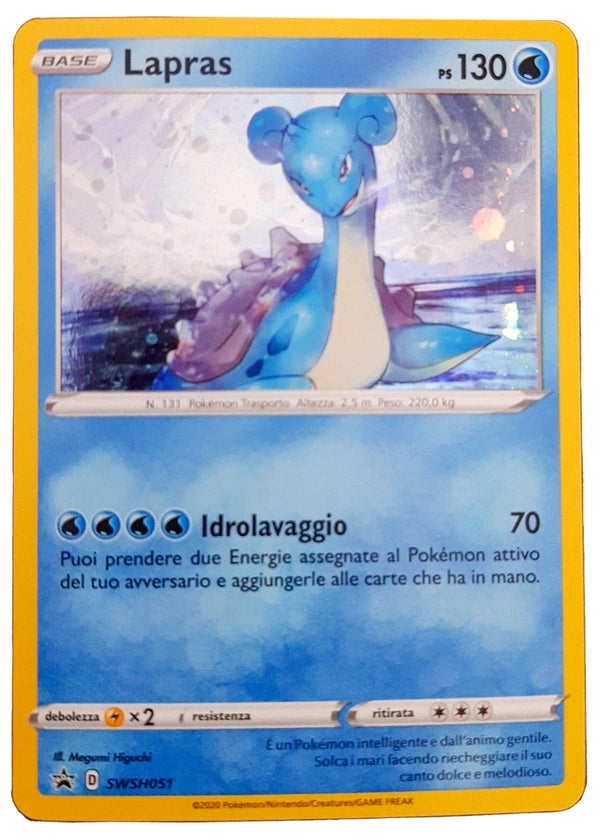 Lapras SWSH051 Holo - ITA - Mint - Promo Spada e Scudo - Carta Pokemon