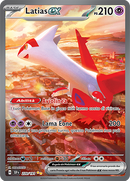 Latias-ex 239/191 Alternative Art - ITA - Near Mint - Scarlatto e Violetto - Scintille Folgoranti - Carta Pokemon