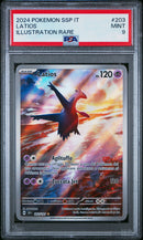 Latios SSP 203/191 Illustrazione Rara - ITA - Mint - Gradata PSA 9 - Scarlatto e Violetto - Scintille Folgoranti - Carta Pokemon