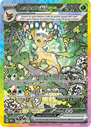 Leafeon-ex 144/131 Alternative Art - ITA - Near Mint - Scarlatto e Violetto - Evoluzioni Prismatiche - Carta Pokemon