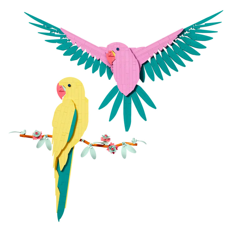 LEGO Art - 31211 - Collezione animali – Pappagalli Ara - 644 pezzi