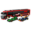 LEGO City - 60445 - Autotrasportatore F1® con monoposto RB20 e AMR24 F1® - 1086 pezzi - NISB - Scatola leggermente Danneggiata