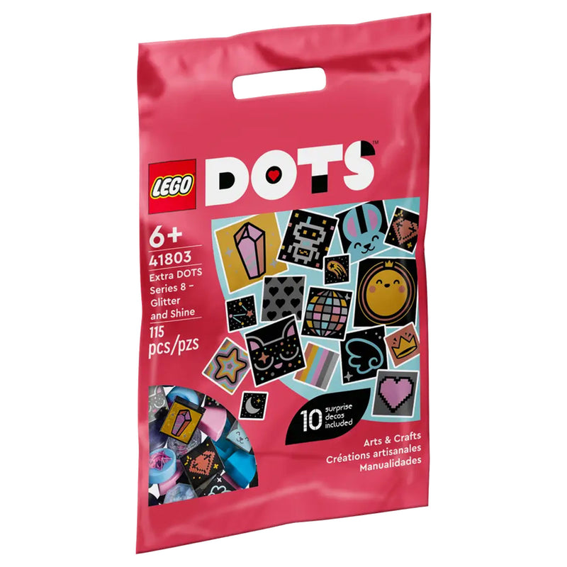 LEGO Dots - 41803 - Extra DOTS Serie 8 – Brilla e scintilla - 115 pezzi