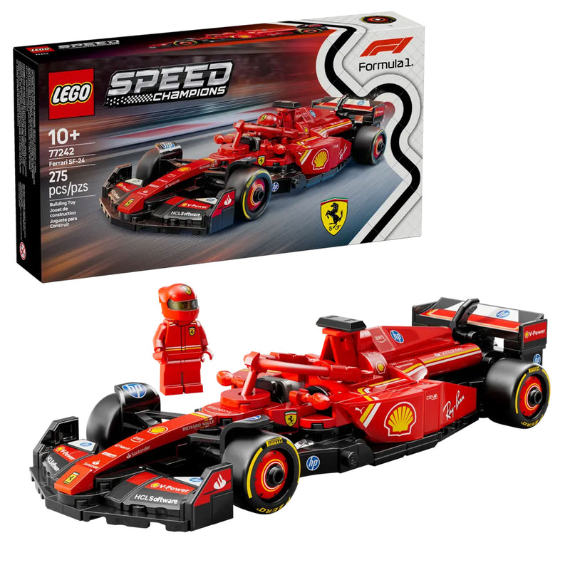 LEGO Speed Champions 77242 - Formula 1 Ferrari SF-24 - 275 pezzi