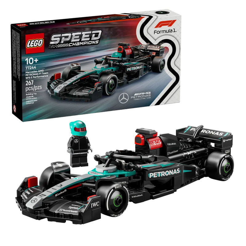 LEGO Speed Champions 77244 - Formula 1 Mercedes-AMG PETRONAS F1 Team W15 E Performance - 267 pezzi