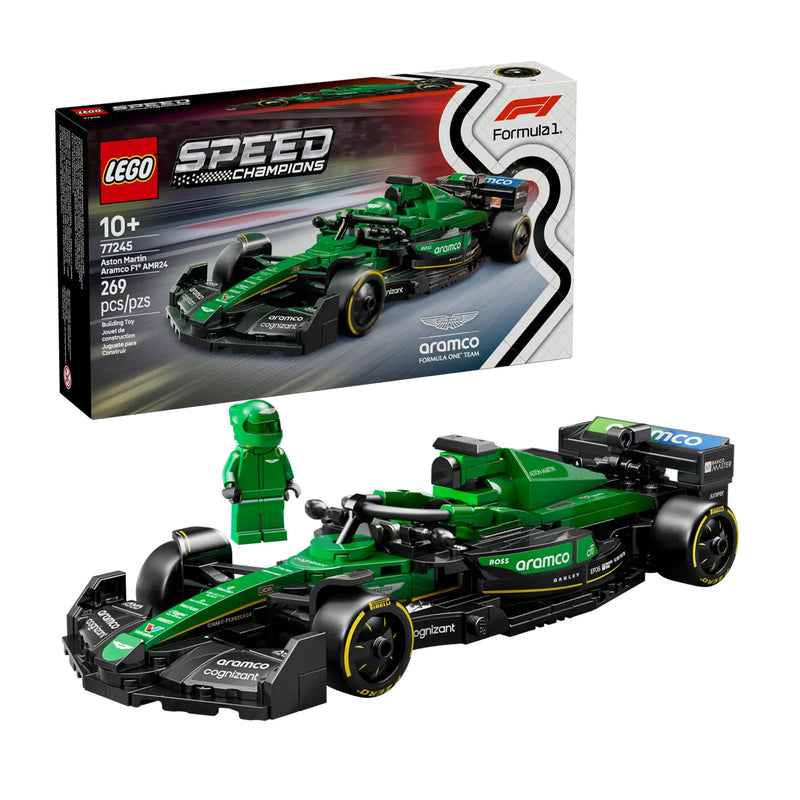 LEGO Speed Champions 77245 - Formula 1 Auto da corsa Aston Martin Aramco F1® AMR24 - 269 pezzi