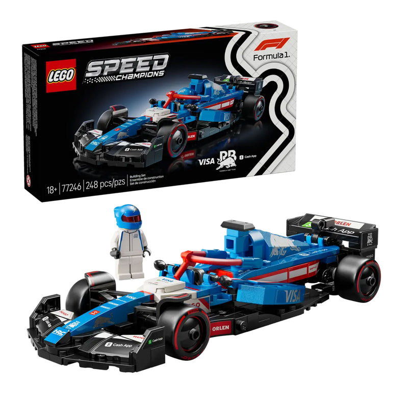 LEGO Speed Champions 77246 - Formula 1 Auto da corsa F1® Visa Cash App RB VCARB 01 - 248 pezzi