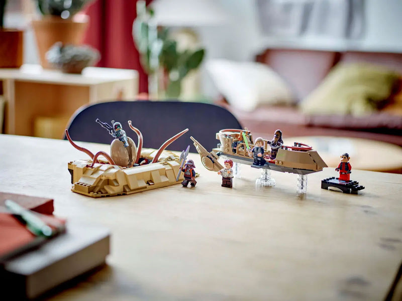 LEGO Star Wars - 75396 - Skiff del deserto e Fossa del Sarlacc - 558 pezzi - Scatola leggermente Danneggiata