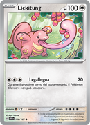 Lickitung 108/165 Reverse Holo - ITA - Near Mint - Scarlatto e Violetto - 151 - Carta Pokemon