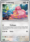 Lickitung 124/162 Reverse Holo - ITA - Near Mint - Scarlatto e Violetto - CronoForze - Carta Pokemon