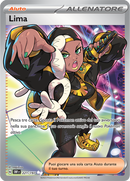 Lima 221/197 Full Art - ITA - Near Mint - Scarlatto e Violetto - Ossidiana Infuocata - Carta Pokemon