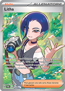 Litha 209/167 Full Art Ultra Rara - ITA - Near Mint - Scarlatto e Violetto - Crepuscolo Mascherato - Carta Pokemon