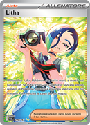 Litha 220/167 Alternative Art Illustrazione Speciale - ITA - Near Mint - Scarlatto e Violetto - Crepuscolo Mascherato - Carta Pokemon