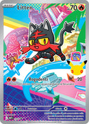Litten MEP 044 Illustrazione Rara - ITA - Near Mint - Promo Megaevoluzione - Carta Pokemon