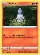 litwick 024/196 Reverse Holo - ITA - Near Mint - Spada e Scudo - Origine Perduta - Carta Pokemon