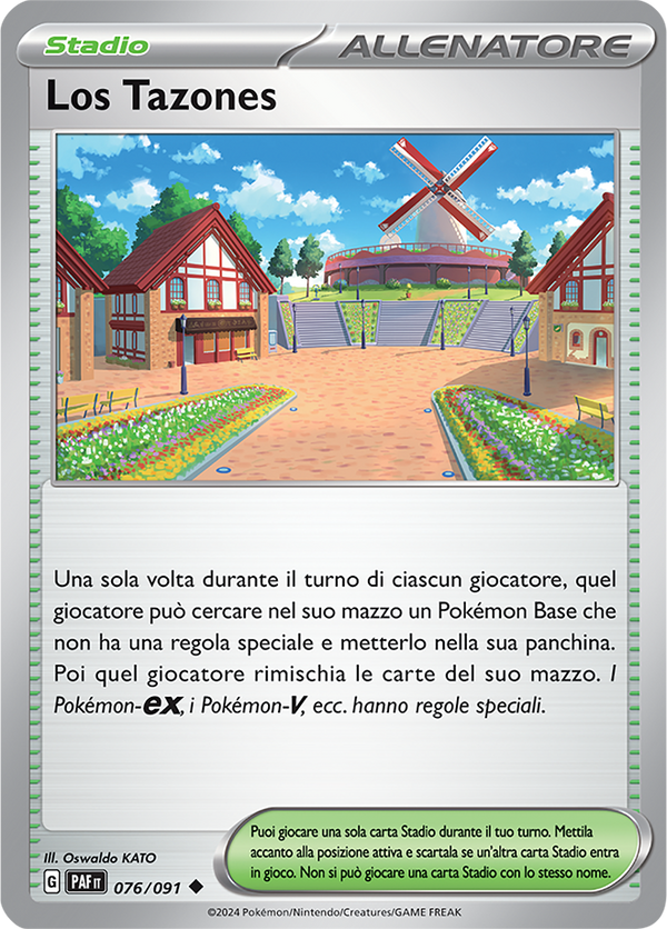 Los Tazones 076/091 - ITA - Near Mint - Scarlatto e Violetto - Destino di Paldea - Carta Pokemon