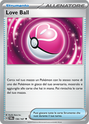 Love Ball 156/167 Reverse Holo Non Comune - ITA - Near Mint - Scarlatto e Violetto - Crepuscolo Mascherato - Carta Pokemon