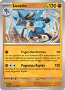 Lucario 114/198 Reverse Holo - ITA - Near Mint - Scarlatto e Violetto - Carta Pokemon
