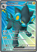 Luxray-ex 195/167 Full Art Ultra Rara - ITA - Near Mint - Scarlatto e Violetto - Crepuscolo Mascherato - Carta Pokemon