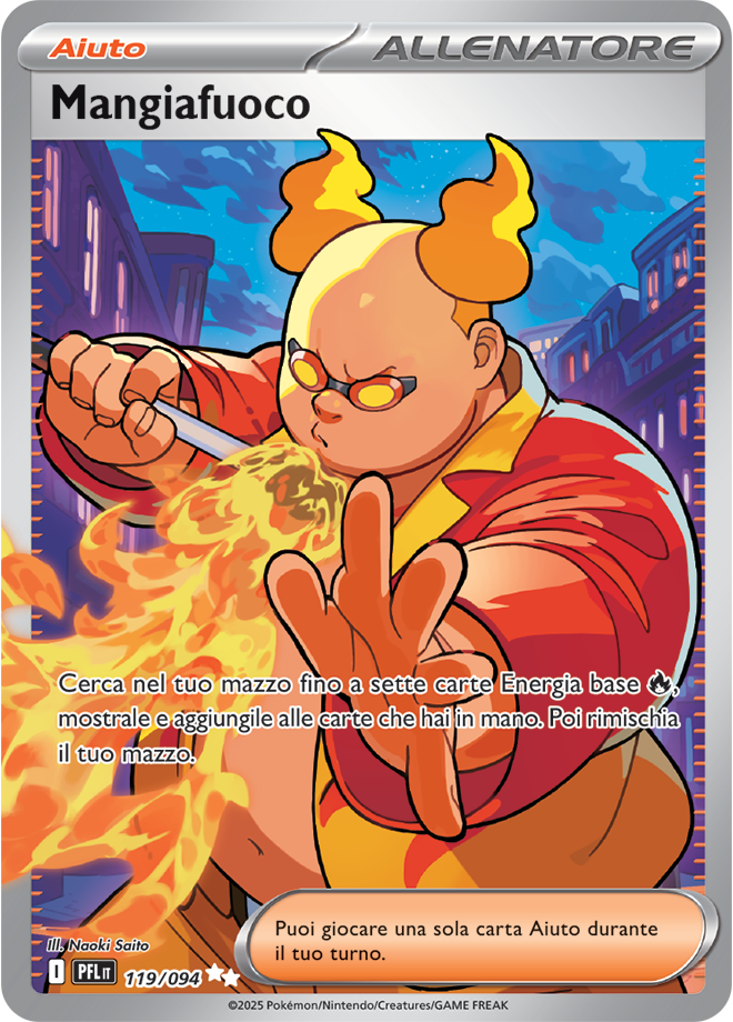 Mangiafuoco PFL 119/094 - ITA - Near Mint - Megaevoluzione - Fiamme Spettrali - Carta Pokemon