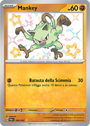 Mankey Shiny 169/091 - ITA - Near Mint - Scarlatto e Violetto - Destino di Paldea - Carta Pokemon