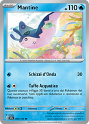 Mantine 040/191 Reverse Holo - ITA - Near Mint - Scarlatto e Violetto - Scintille Folgoranti - Carta Pokemon