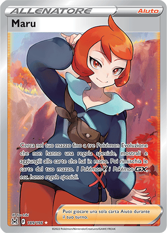 Maru 189/196 Full Art - ITA - Near Mint - Spada e Scudo - Origine Perduta - Carta Pokemon