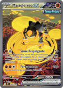 Massoferreo-ex 207/162 Alternative Art - ITA - Near Mint - Scarlatto e Violetto - CronoForze - Carta Pokemon
