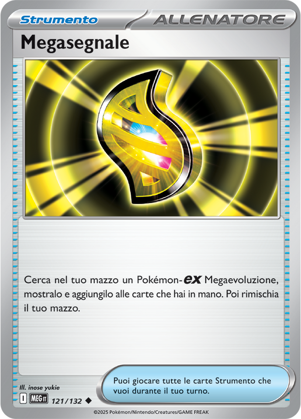 Megasegnale MEG 121/132 - ITA - Near Mint - Megaevoluzione - Carta Pokemon