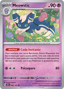 Meowstic 085/191 - ITA - Near Mint - Scarlatto e Violetto - Scintille Folgoranti - Carta Pokemon