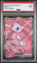 Mew ex MEW 193/165 Ultra Rara Full Art - ITA - Mint - Gradata PSA 9 - Scarlatto e Violetto - 151 - Carta Pokemon