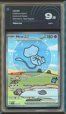 Mew EX Shiny 232/091 Alternative Art - ITA - Mint - Gradata AIGrading 9.5 - Scarlatto e Violetto - Destino di Paldea - Carta Pokemon