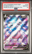 Mewtwo V SWSH229 - ITA - Mint - Gradata PSA 10 - Promo Spada e Scudo - Carta Pokemon