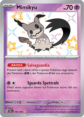 Pokémon Scarlatto E Viola – Evento Mimikyu Lucido ⭐️ PGL B2G1 – Giapponese – Intatto Per Nintendo Switch